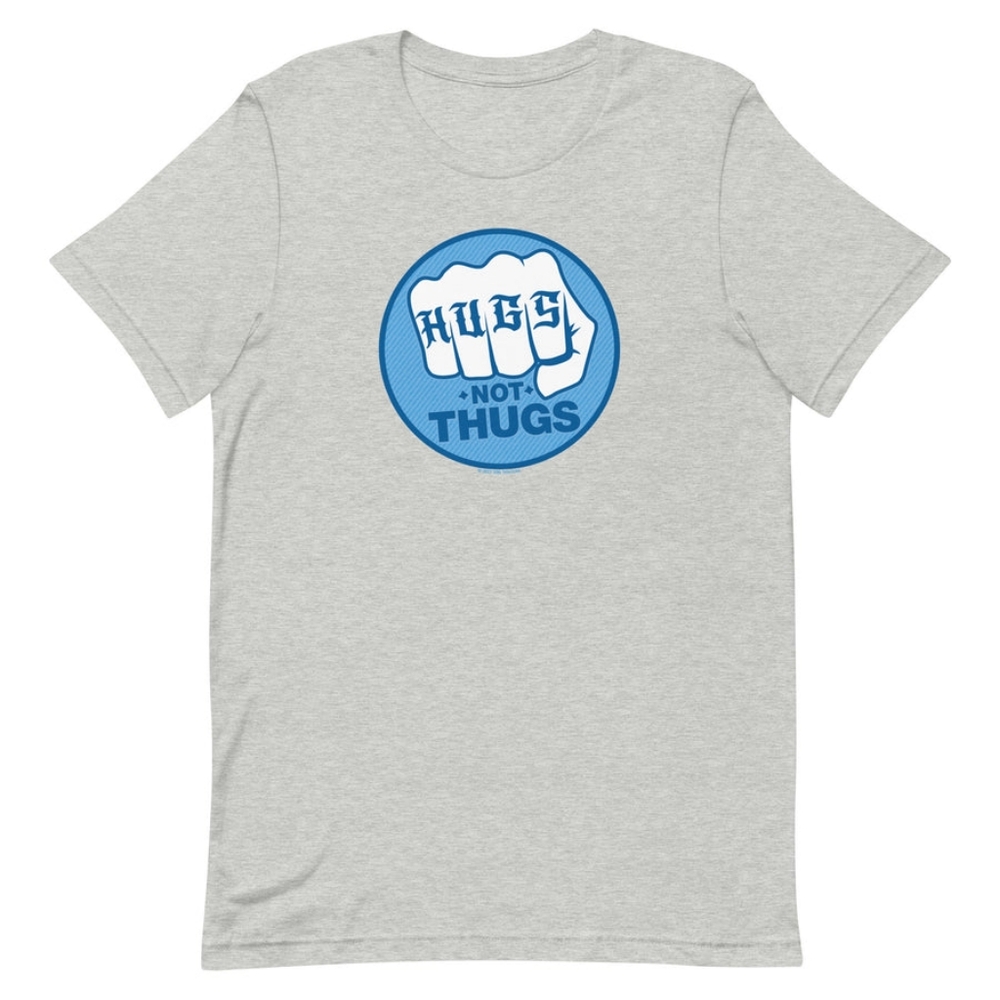 Hulu Original This Fool Hugs Not Thugs Adult T-Shirt - Heather Gray - Size S